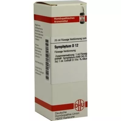 SYMPHYTUM D 12 riedenie, 20 ml