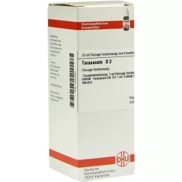 TARAXACUM D 3 riedenie, 50 ml