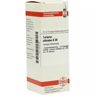 TARTARUS STIBIATUS D 30 riedenie, 20 ml