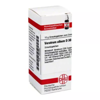 VERATRUM ALBUM D 30 guľôčok, 10 g