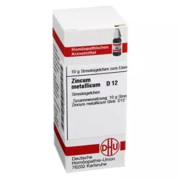 ZINCUM METALLICUM D 12 guľôčok, 10 g
