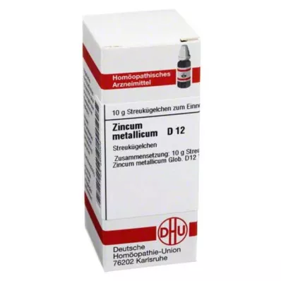 ZINCUM METALLICUM D 12 guľôčok, 10 g