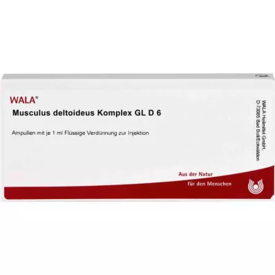 MUSCULUS DELTOIDEUS Komplex GL D 6 ampuliek, 10X1 ml MUSCULUS DELTOIDEUS Komplex GL D 6 ampuliek, 10X1 ml