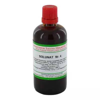 SOLUNAT č. 4 kvapky, 100 ml SOLUNAT č. 4 kvapky, 100 ml
