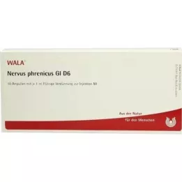 NERVUS PHRENICUS GL D 6 ampuliek, 10X1 ml