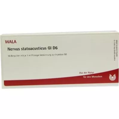 NERVUS STATOACUSTICUS GL D 6 ampuliek, 10X1 ml NERVUS STATOACUSTICUS GL D 6 ampuliek, 10X1 ml