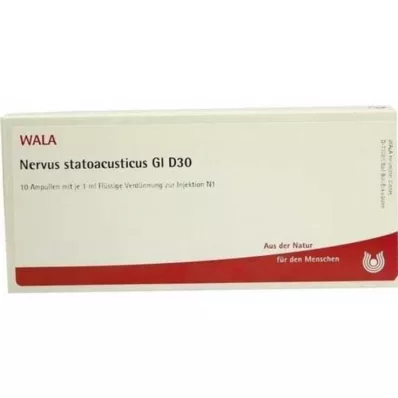 NERVUS STATOACUSTICUS GL D 30 ampuliek, 10X1 ml NERVUS STATOACUSTICUS GL D 30 ampuliek, 10X1 ml