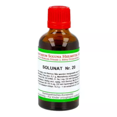 SOLUNAT č. 20 kvapky, 50 ml