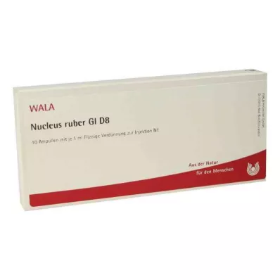 NUCLEUS ruber GL D 8 ampuliek, 10X1 ml