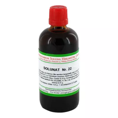 SOLUNAT č. 22 kvapky, 100 ml SOLUNAT č. 22 kvapky, 100 ml