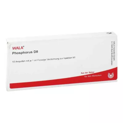 PHOSPHORUS D 8 ampuliek, 10X1 ml PHOSPHORUS D 8 ampuliek, 10X1 ml