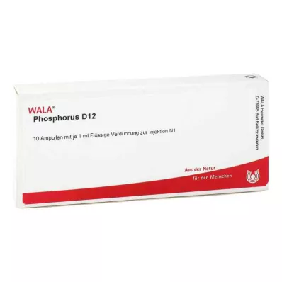 PHOSPHORUS D 12 ampuliek, 10X1 ml PHOSPHORUS D 12 ampuliek, 10X1 ml