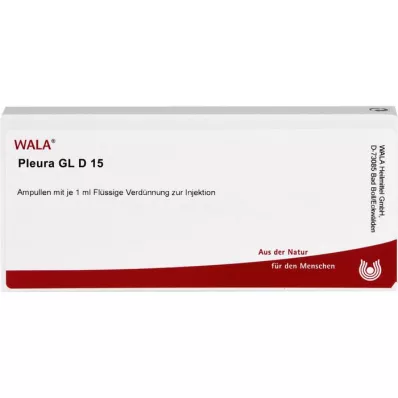 PLEURA GL D 15 ampuliek, 10X1 ml