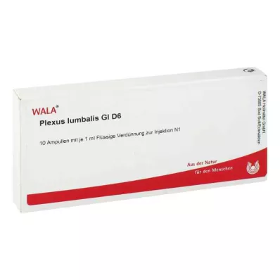PLEXUS LUMBALIS GL D 6 ampuliek, 10X1 ml PLEXUS LUMBALIS GL D 6 ampuliek, 10X1 ml