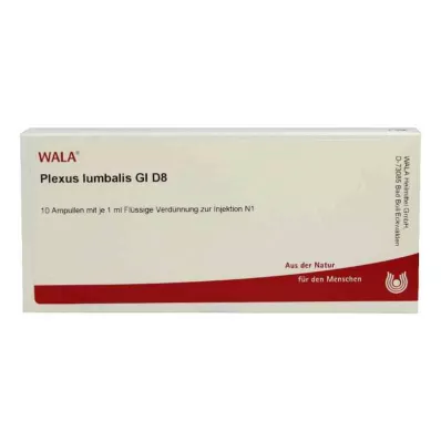 PLEXUS LUMBALIS GL D 8 ampuliek, 10X1 ml PLEXUS LUMBALIS GL D 8 ampuliek, 10X1 ml