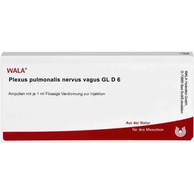 PLEXUS PULMONALIS Nervus vagus GL D 6 ampuliek, 10X1 ml PLEXUS PULMONALIS Nervus vagus GL D 6 ampuliek, 10X1 ml