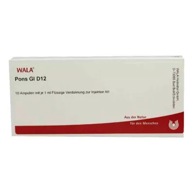 PONS GL D 12 ampuliek, 10X1 ml