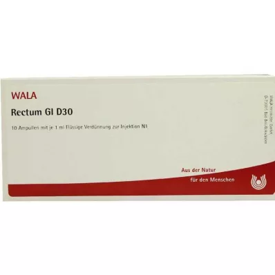 RECTUM GL D 30 ampuliek, 10X1 ml