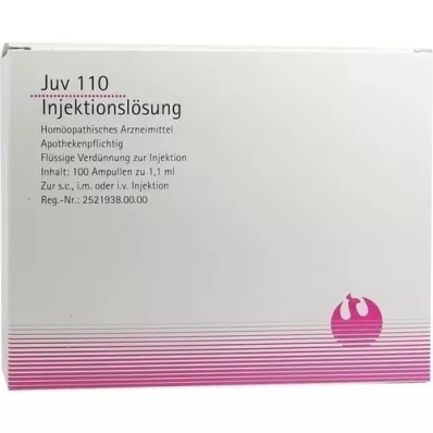 JUV 110 ampuliek, 100X1,1 ml