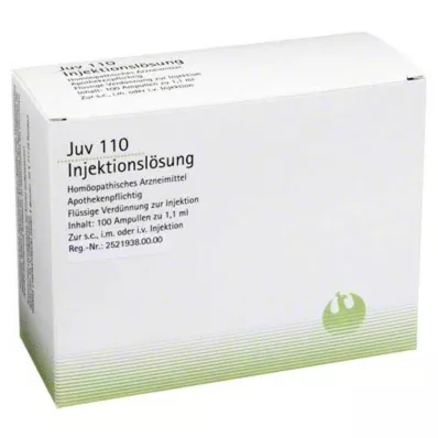 JUV 110 ampuliek, 100X1,1 ml