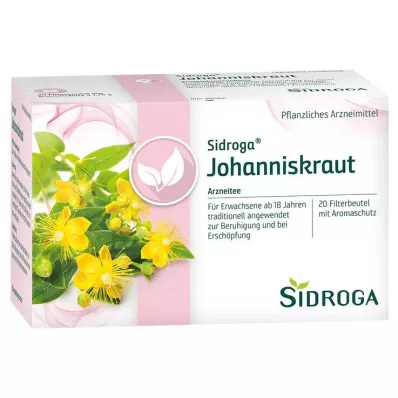 SIDROGA Filtračné vrecko na čaj z ľubovníka bodkovaného, 20X1,75 g