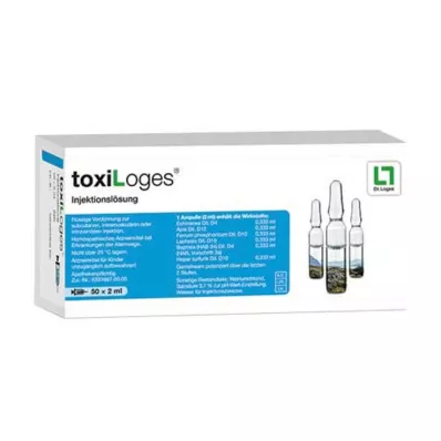 TOXILOGES Ampulky na injekčný roztok, 50X2 ml