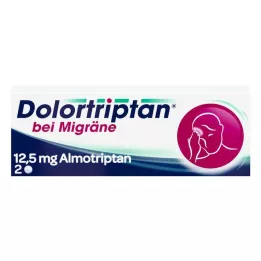 DOLORTRIPTAN na migrénu Filmom obalené tablety, 2 ks