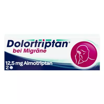 DOLORTRIPTAN na migrénu Filmom obalené tablety, 2 ks DOLORTRIPTAN na migrénu Filmom obalené tablety, 2 ks