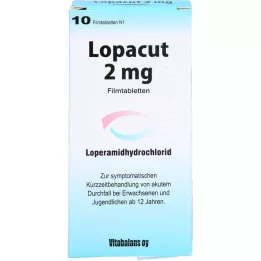 LOPACUT 2 mg filmom obalené tablety, 10 ks