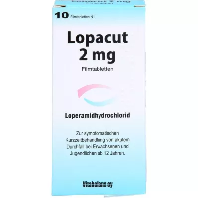 LOPACUT 2 mg filmom obalené tablety, 10 ks