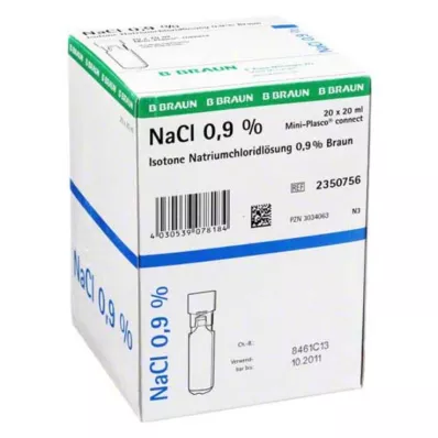 KOCHSALZLÖSUNG 0,9% Miniplasco connect, 20X20 ml