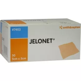 JELONET Parafínová gáza 5x5 cm sterilný peeling, 50 ks