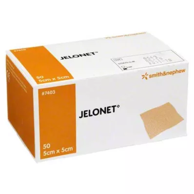 JELONET Parafínová gáza 5x5 cm sterilný peeling, 50 ks