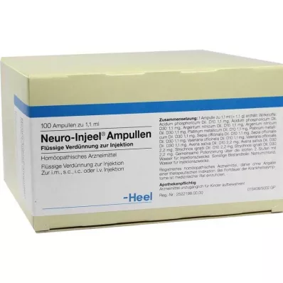 NEURO INJEEL Ampulky, 100 ks NEURO INJEEL Ampulky, 100 ks
