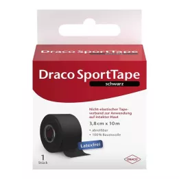 DRACO TAPEVERBAND 3,8 cmx10 m čierna, 1 ks