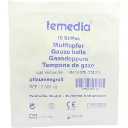 MULLTUPFER sterilná veľkosť slivky, 10 ks