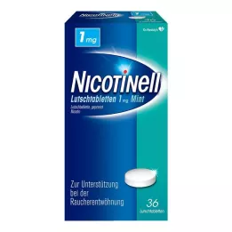 NICOTINELL Pastilky 1 mg mäta, 36 ks