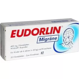 EUDORLIN Migréna filmom obalené tablety, 20 ks