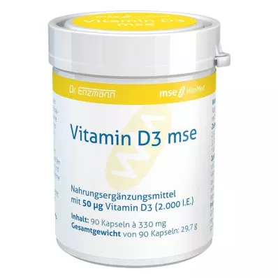 VITAMIN D3 MSE Kapsule, 90 kapsúl