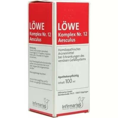 LÖWE KOMPLEX No.12 Aesculus kvapky, 100 ml