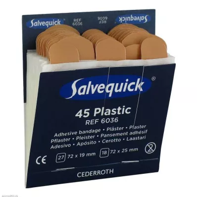 SALVEQUICK Omietkové pásy vodotesné Náplň 6036, 45 ks SALVEQUICK Omietkové pásy vodotesné Náplň 6036, 45 ks