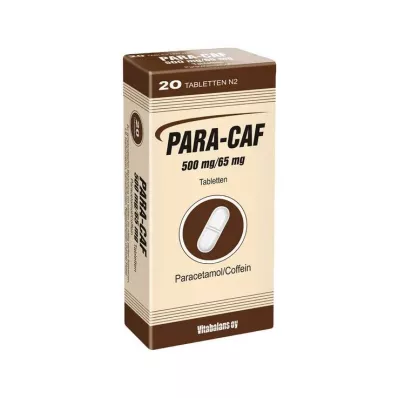 PARA CAF 500 mg/65 mg tablety, 20 ks PARA CAF 500 mg/65 mg tablety, 20 ks