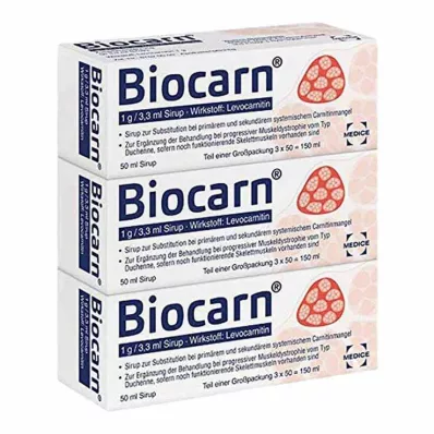 BIOCARN Sirup, 3x50 ml