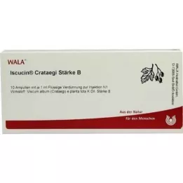 ISCUCIN ampulky so škrobom crataegi B, 10X1 ml