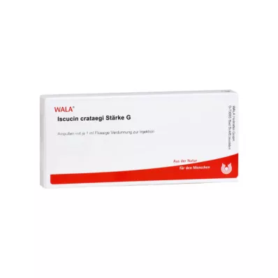 ISCUCIN crataegi škrob G ampulky, 10X1 ml