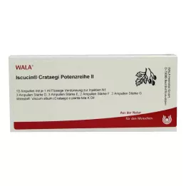 ISCUCIN crataegi potencia séria II Ampulky, 10X1 ml