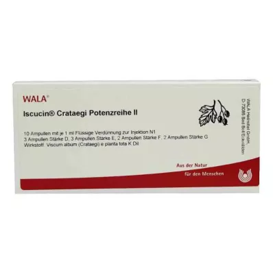 ISCUCIN crataegi potencia séria II Ampulky, 10X1 ml ISCUCIN crataegi potencia séria II Ampulky, 10X1 ml
