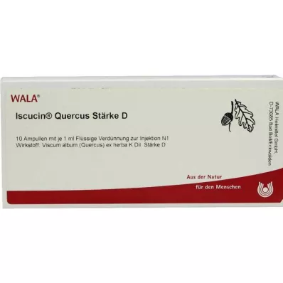 ISCUCIN ampulky so škrobom quercus D, 10X1 ml ISCUCIN ampulky so škrobom quercus D, 10X1 ml
