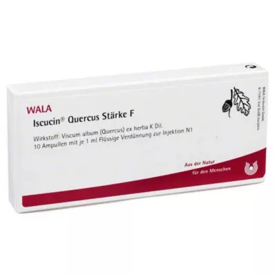 ISCUCIN ampulky so škrobom Quercus F, 10X1 ml