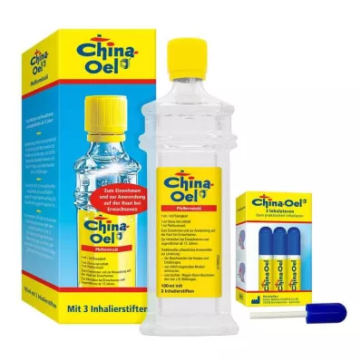 CHINA ÖL s 3 inhalátormi, 100 ml CHINA ÖL s 3 inhalátormi, 100 ml